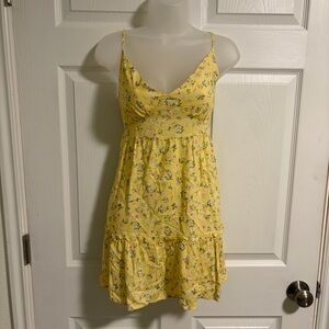 Liv and Lottie Floral Yellow Sundress